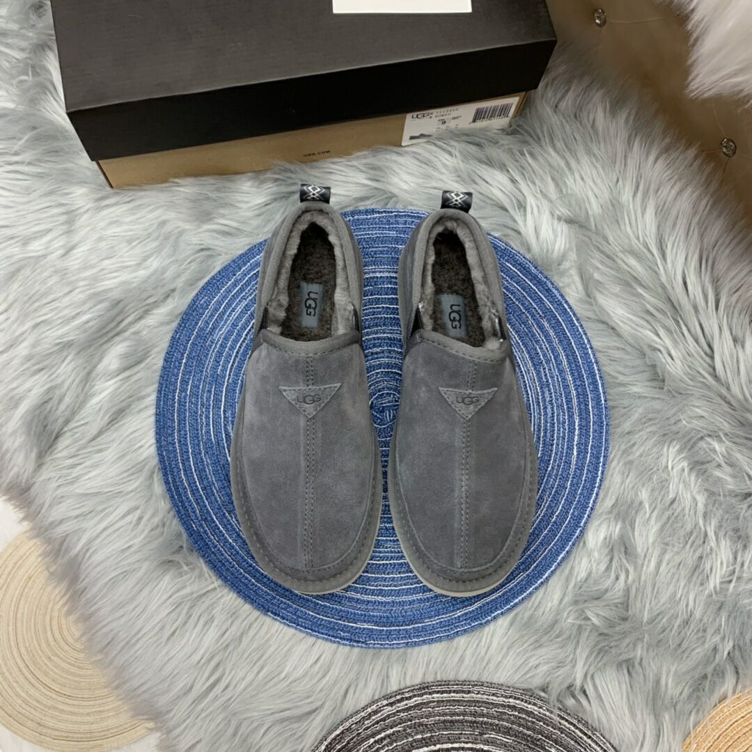 Men's Gray Low-Top Slip-On Shoes | 3455