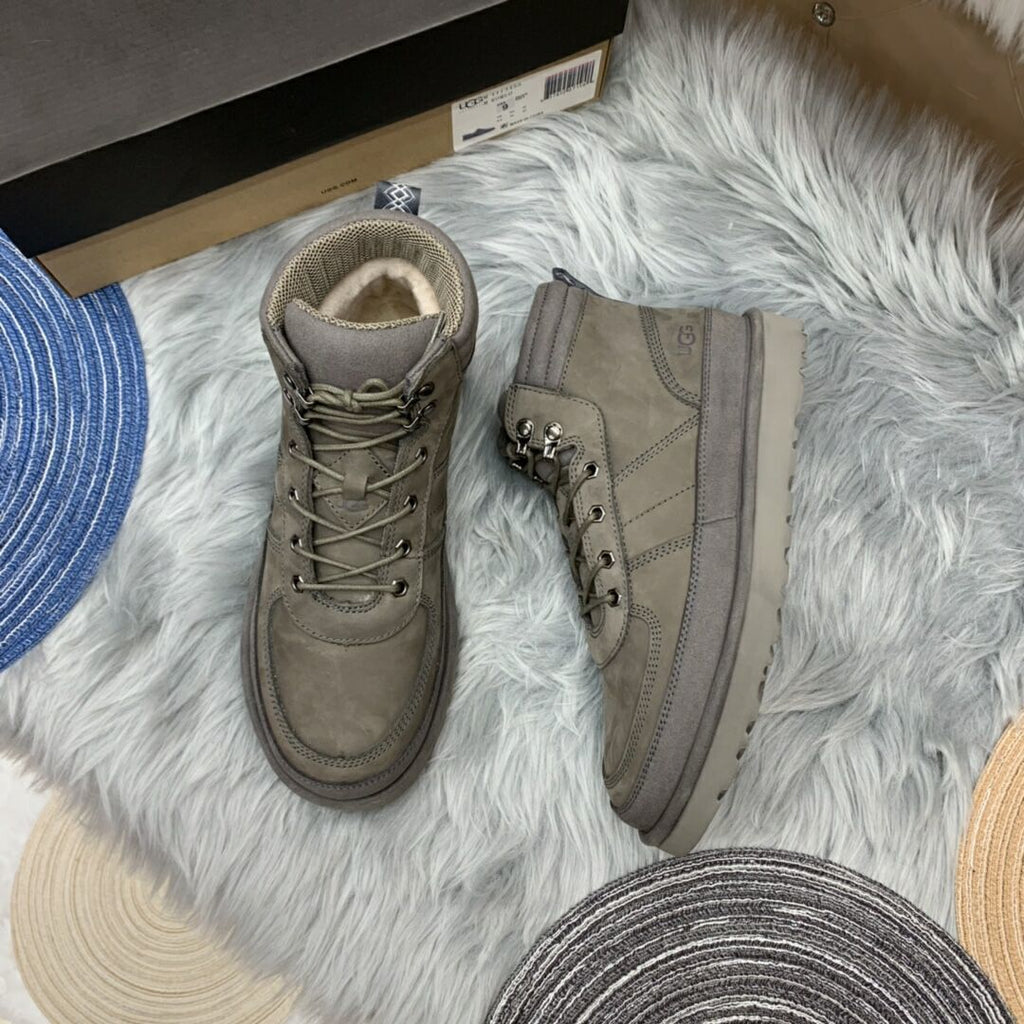 Men's Gray Lace-Up Casual Shoes | 2991