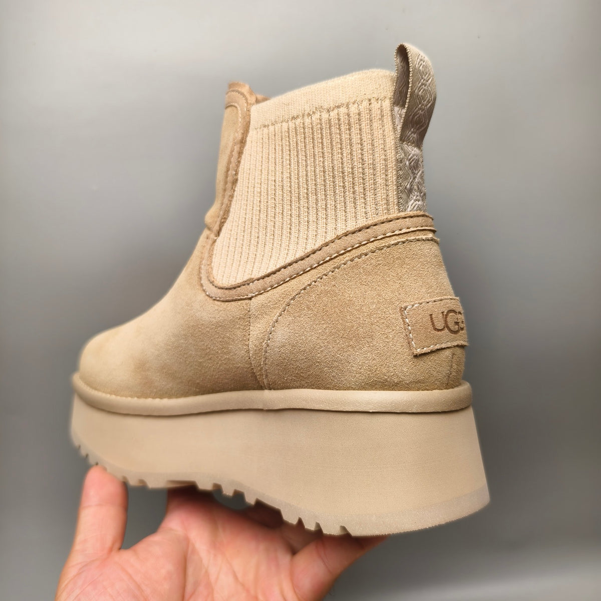 Sand 5 cm Platform Casual Fashion Shoes | 3258