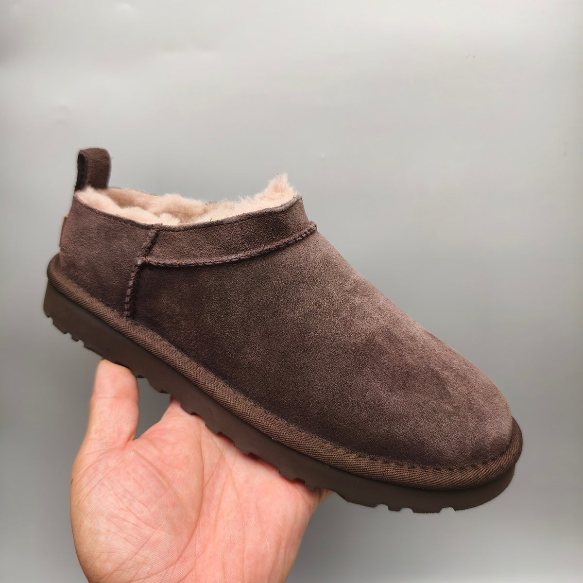 Women's Chocolate Brown Classic Slip-On Shoes | 3891