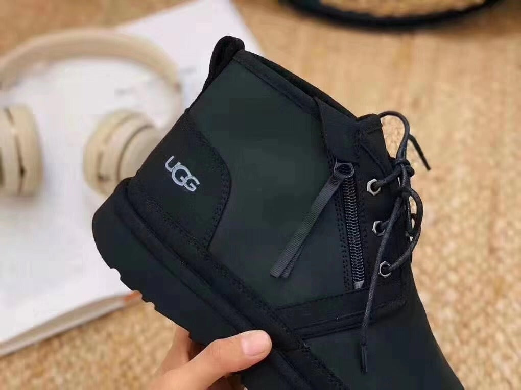 Black Niumu Zip-Up Shoes – Updated Design | 3883