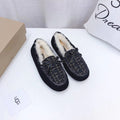 Black Chic Moccasin Loafers | Style 5623