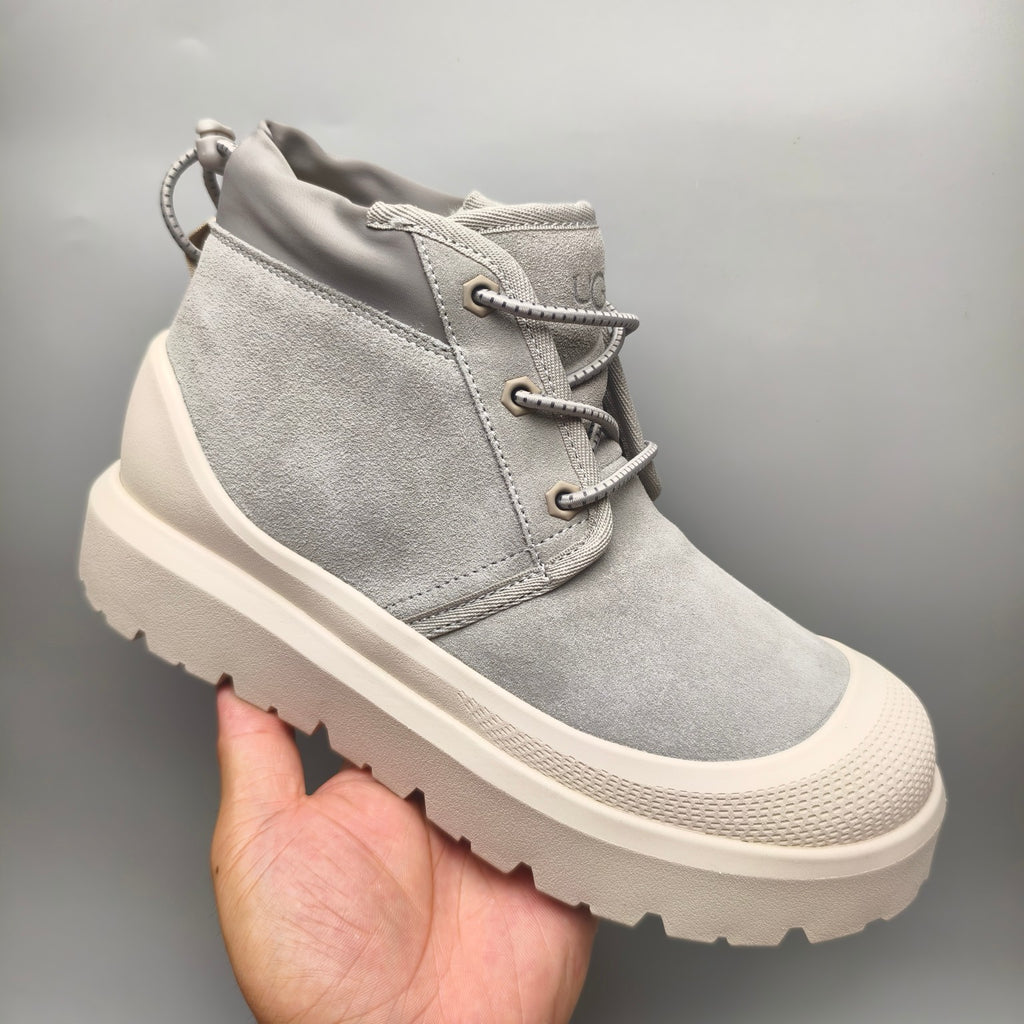 Light Gray High-Top Casual Shoes | 3991