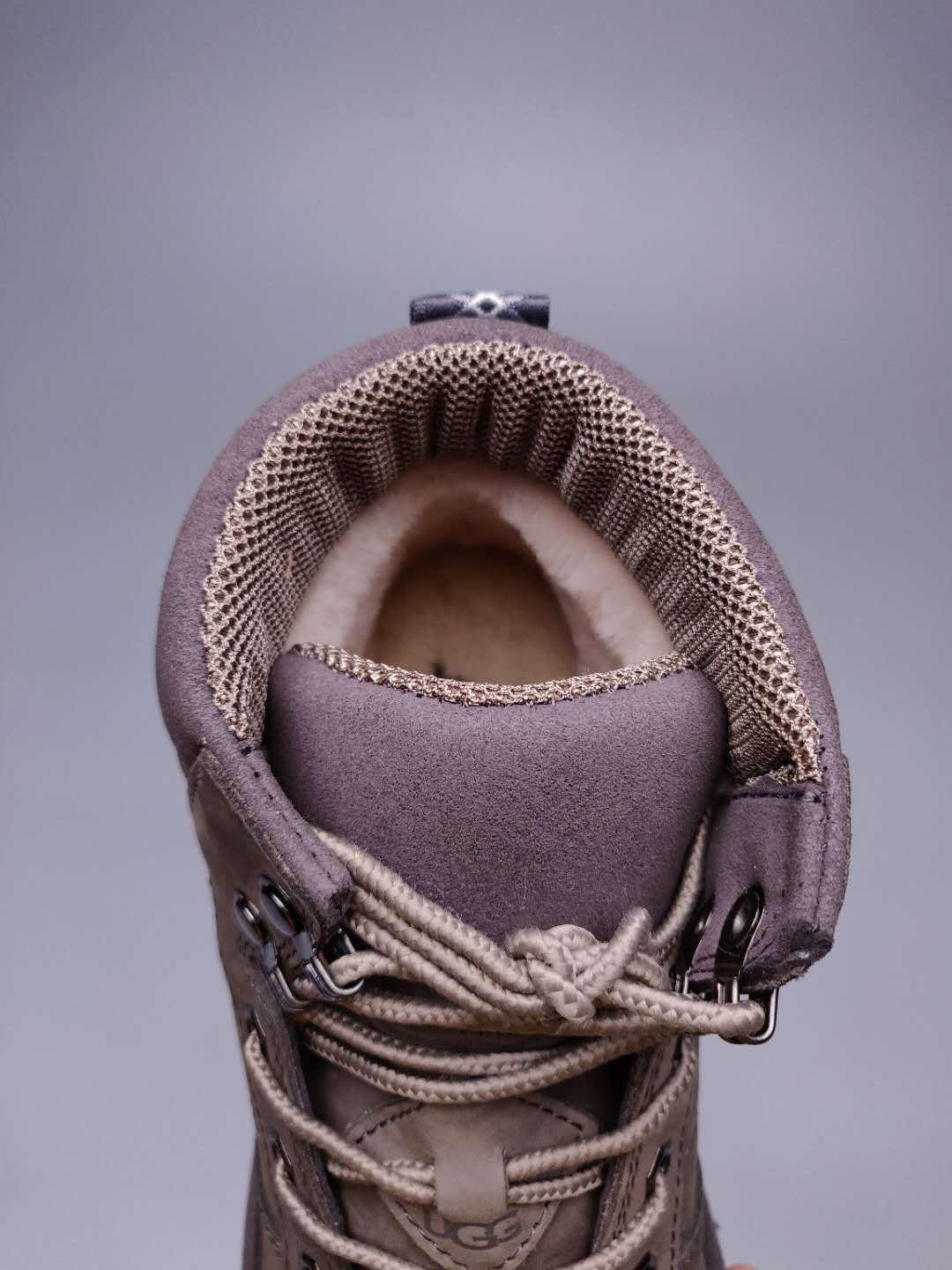 Men's Gray Lace-Up Casual Shoes | 2991