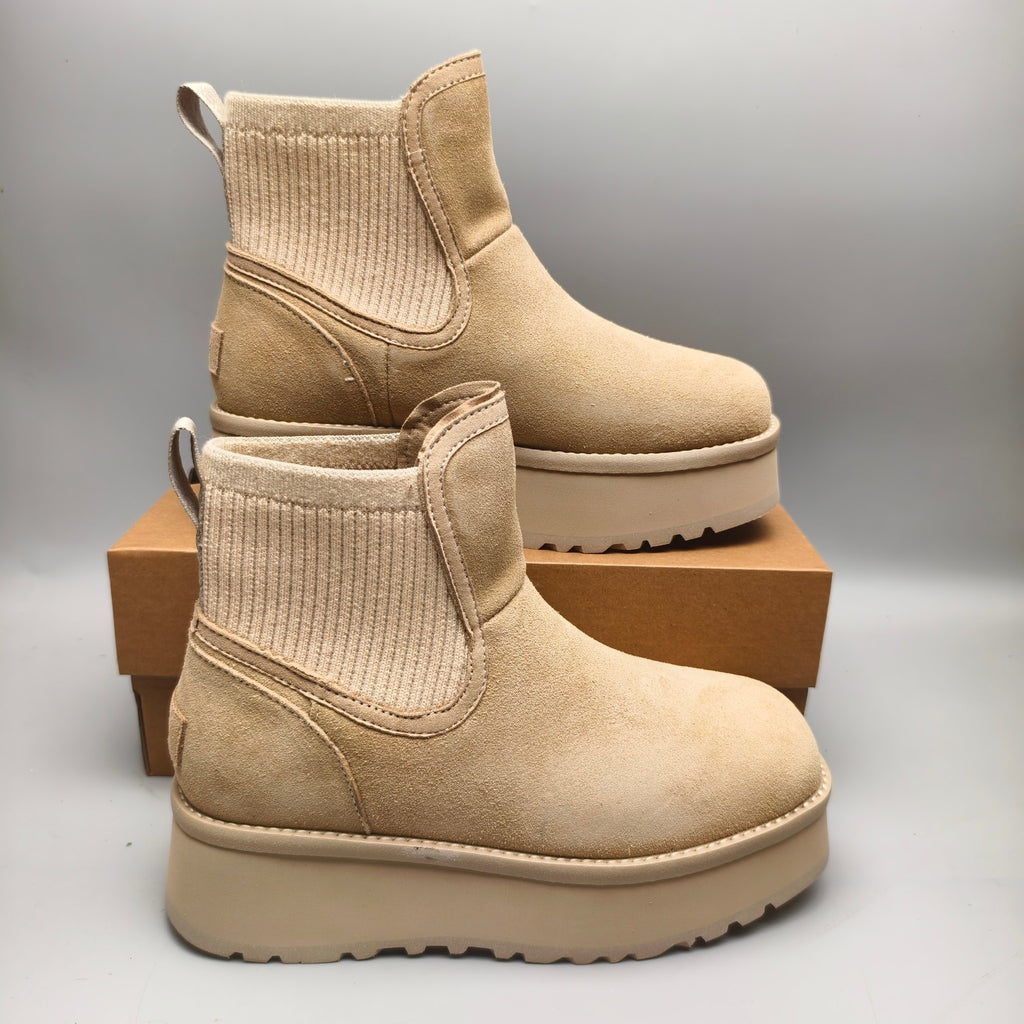 Sand 5 cm Platform Casual Fashion Shoes | 3258