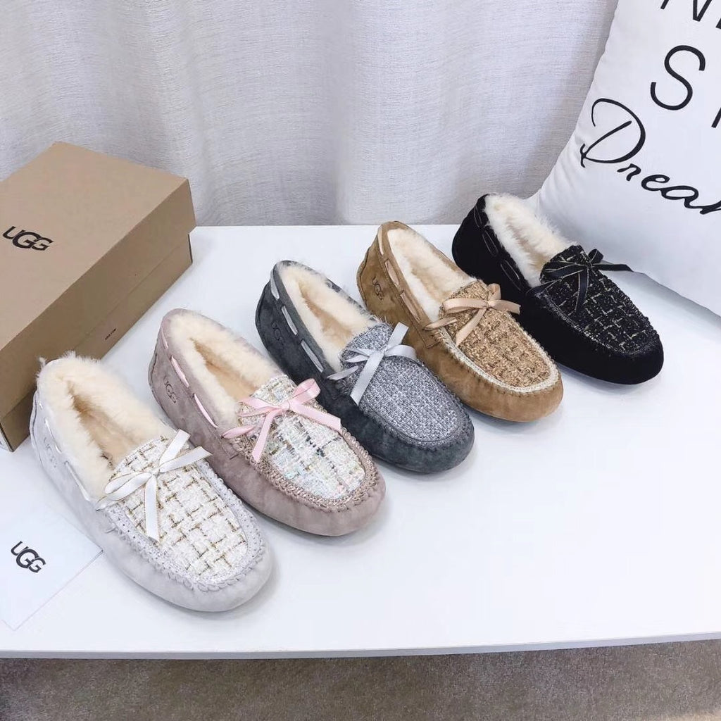 Black Chic Moccasin Loafers | Style 5623