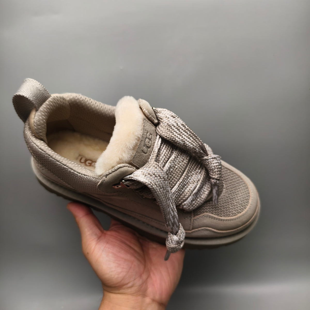 Gray Unisex Mesh Casual Sneakers | 4032