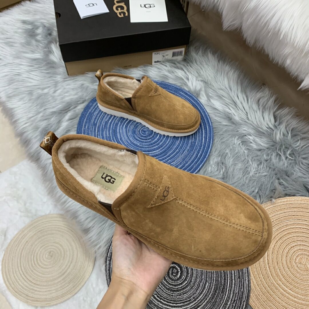 Men's Chestnut Low-Top Slip-On Shoes | 3455