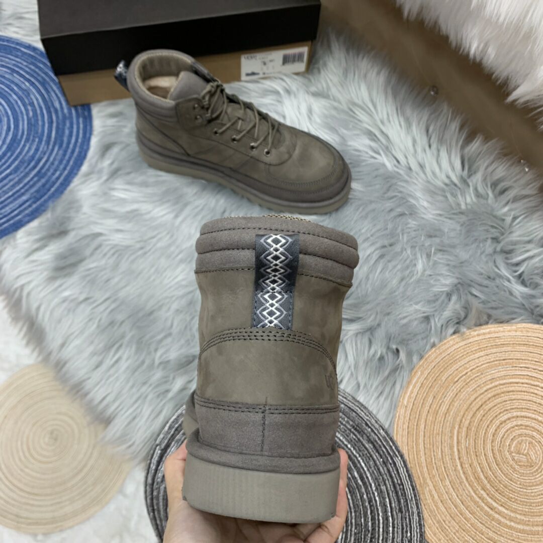 Men's Gray Lace-Up Casual Shoes | 2991