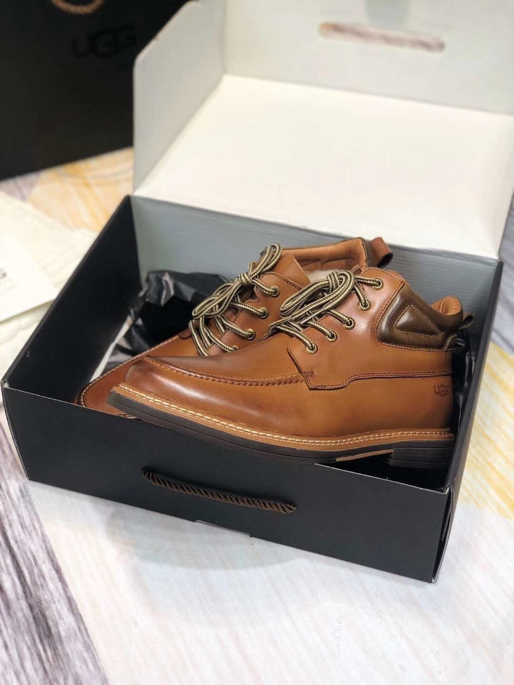 Classic Brown Leather Shoes | 0726-1