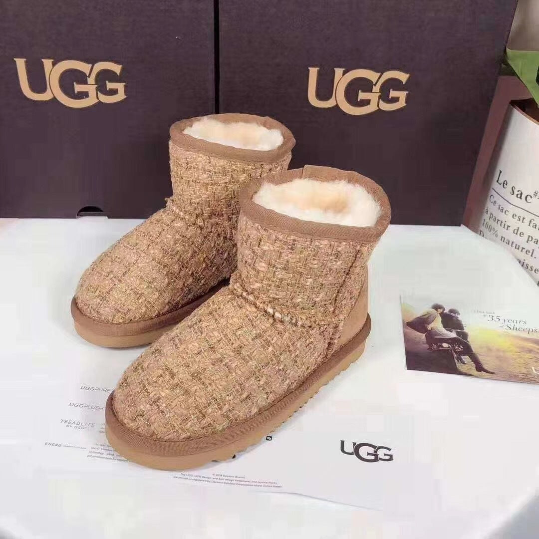 Kids' Chic Snow Boots in Xiangfeng Chestnut | Style 5854