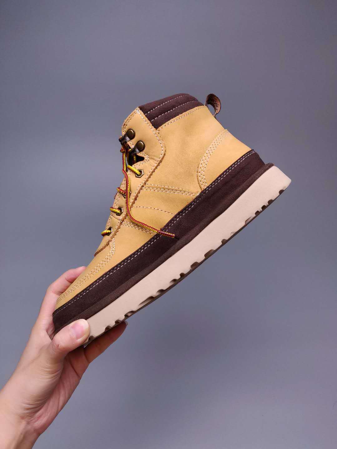 Men's Chestnut Lace-Up Casual Shoes | 2991