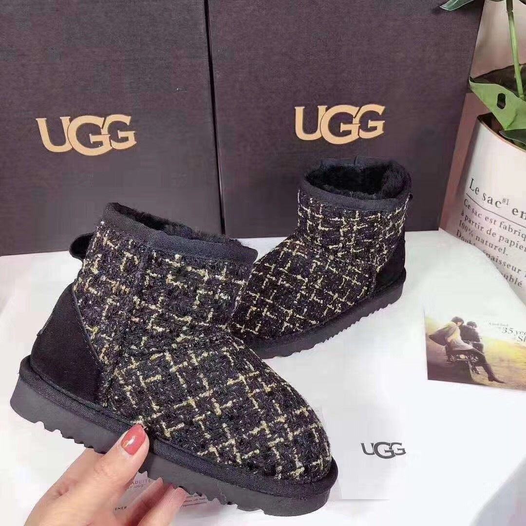 Kids' Chic Snow Boots in Xiangfeng Black | Style 5854