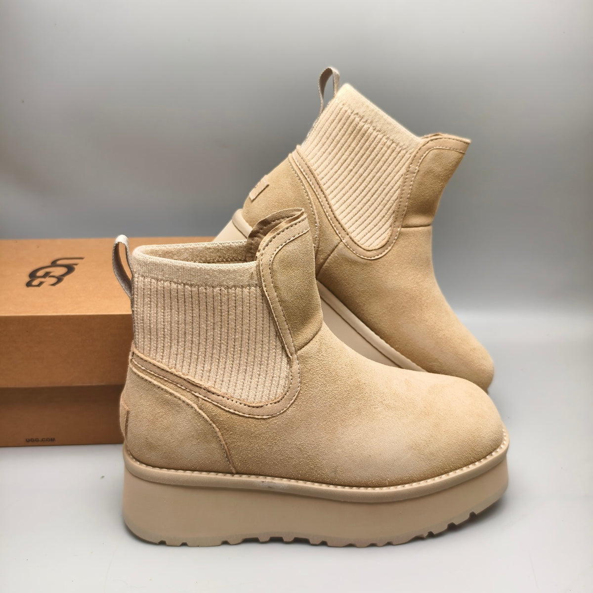 Sand 5 cm Platform Casual Fashion Shoes | 3258