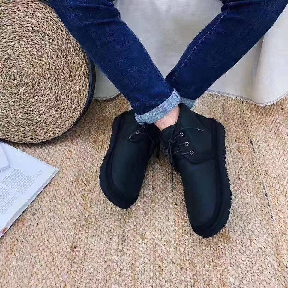 Black Niumu Zip-Up Shoes – Updated Design | 3883