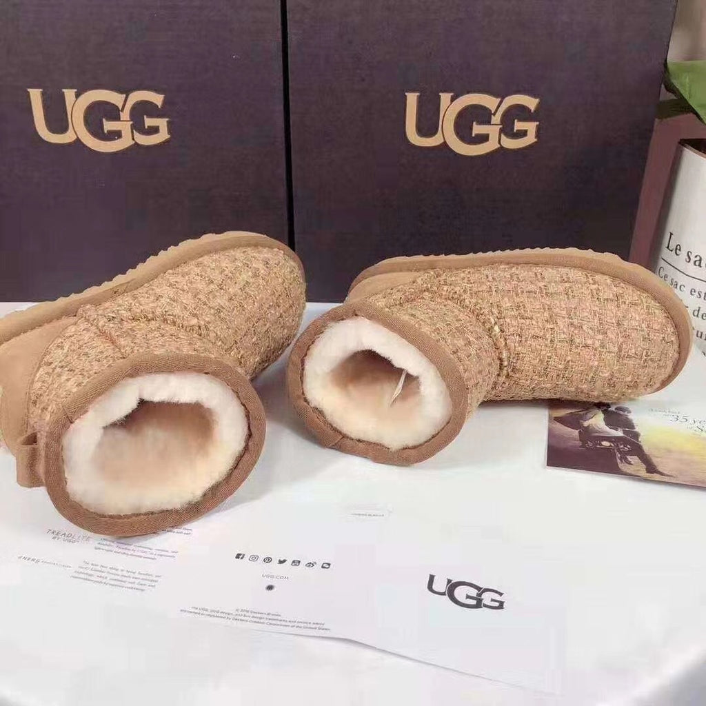 Kids' Chic Snow Boots in Xiangfeng Chestnut | Style 5854