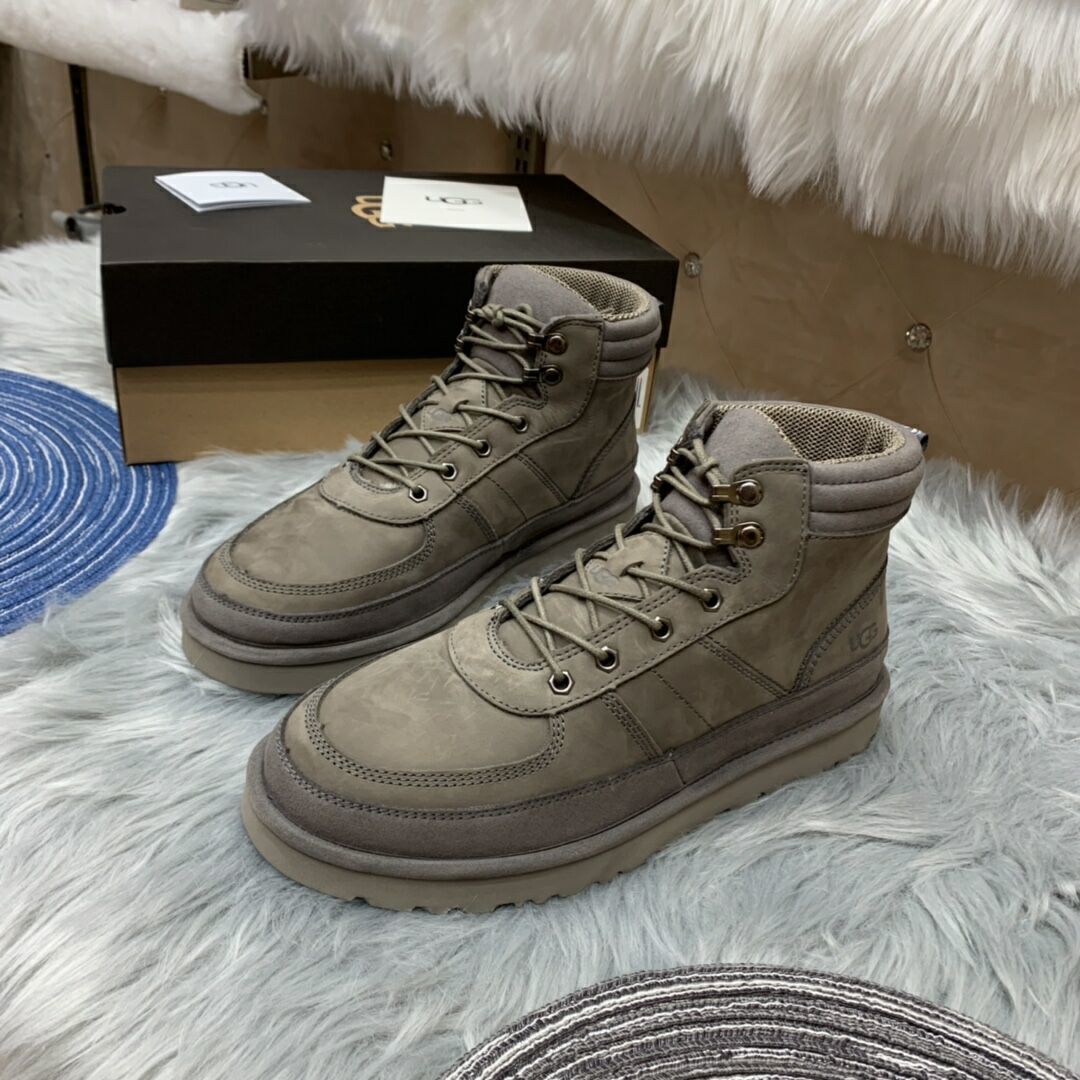 Men's Gray Lace-Up Casual Shoes | 2991