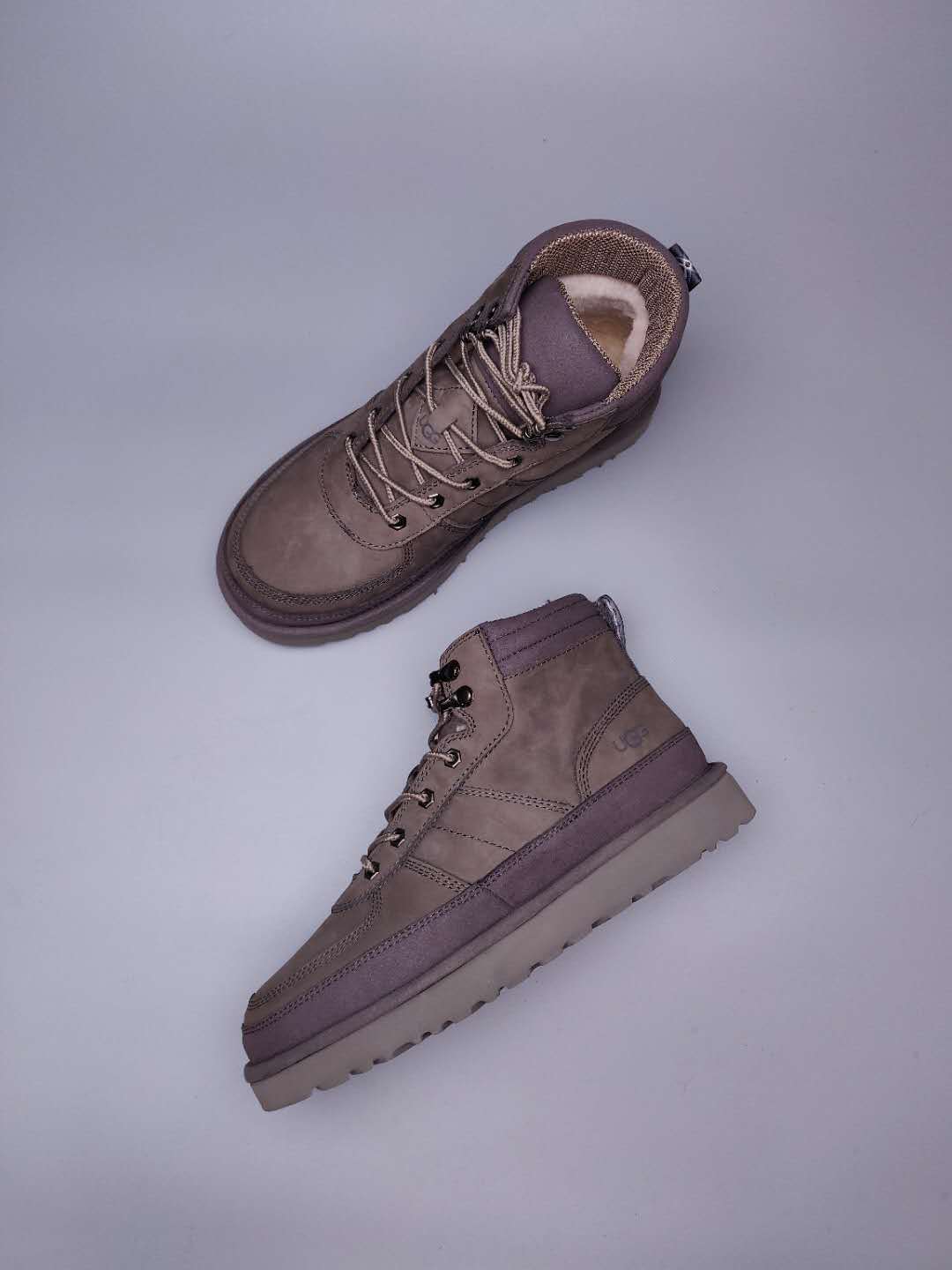Men's Gray Lace-Up Casual Shoes | 2991
