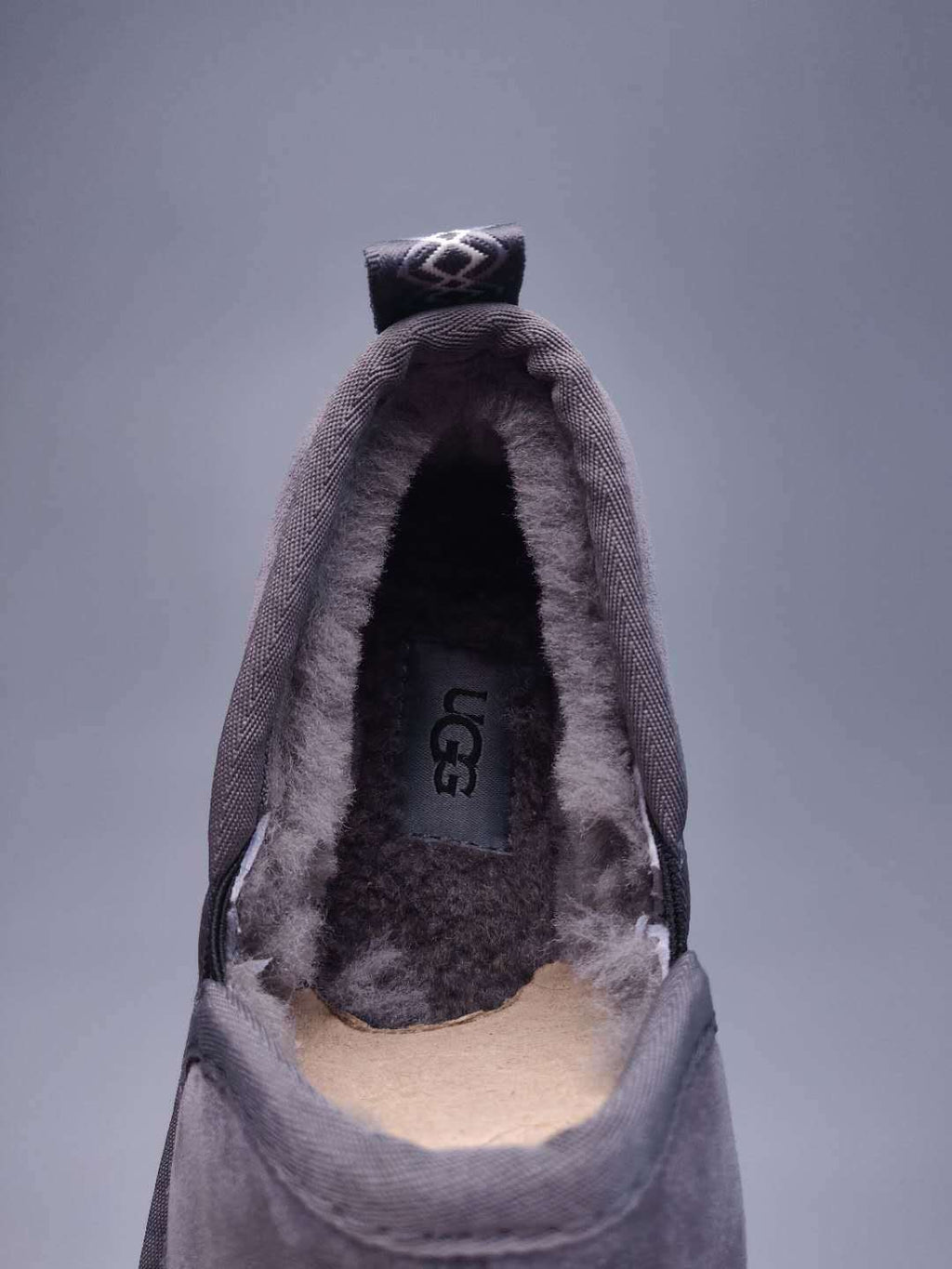 Men's Gray Low-Top Slip-On Shoes | 3455