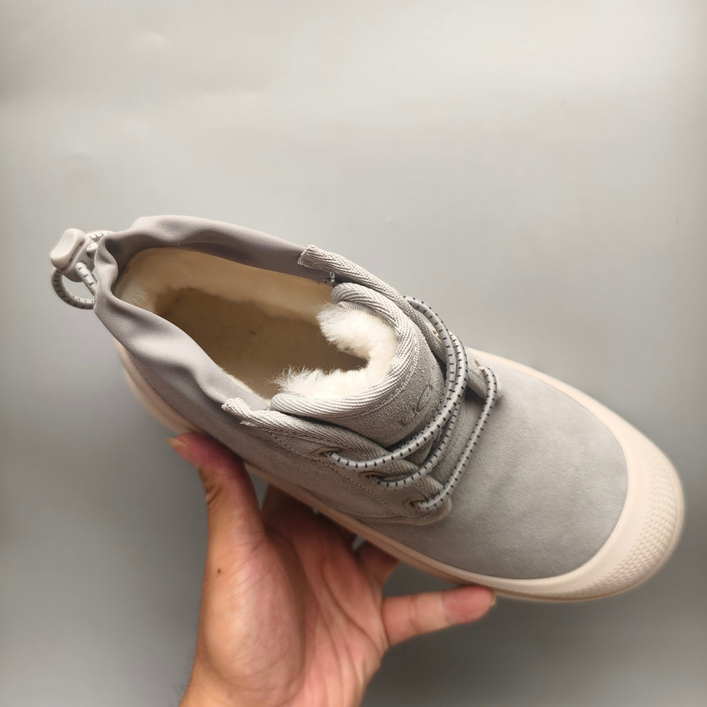Light Gray High-Top Casual Shoes | 3991