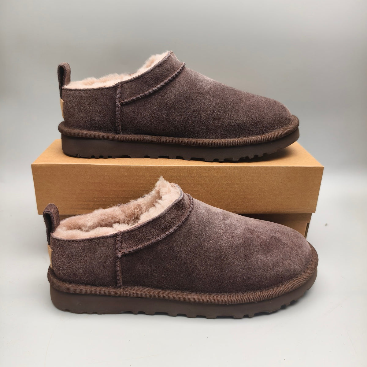 Women's Chocolate Brown Classic Slip-On Shoes | 3891