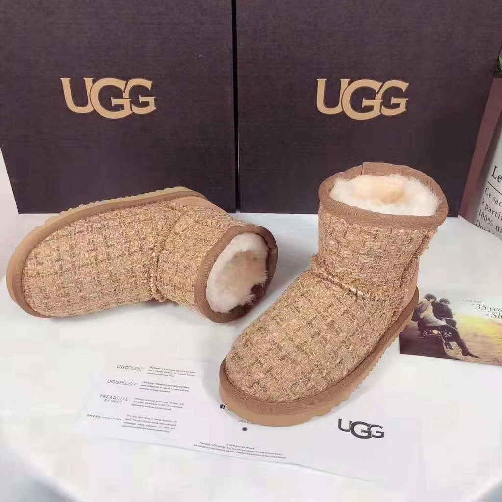 Kids' Chic Snow Boots in Xiangfeng Chestnut | Style 5854