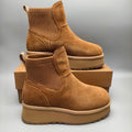 Chestnut 5 cm Platform Casual Fashion Shoes | 3258
