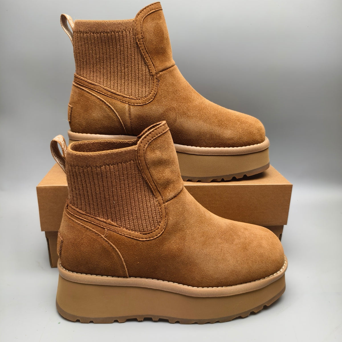 Chestnut 5 cm Platform Casual Fashion Shoes | 3258