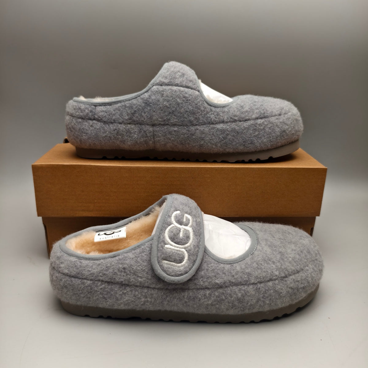 Gray Ultra-Lightweight Mary Jane Casual Shoes | 5097