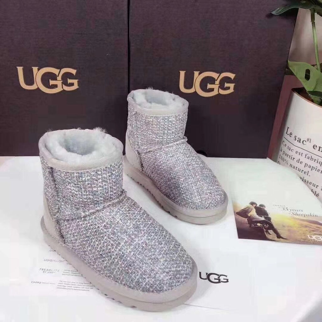 Kids' Chic Snow Boots in Xiangfeng Gray | Style 5854