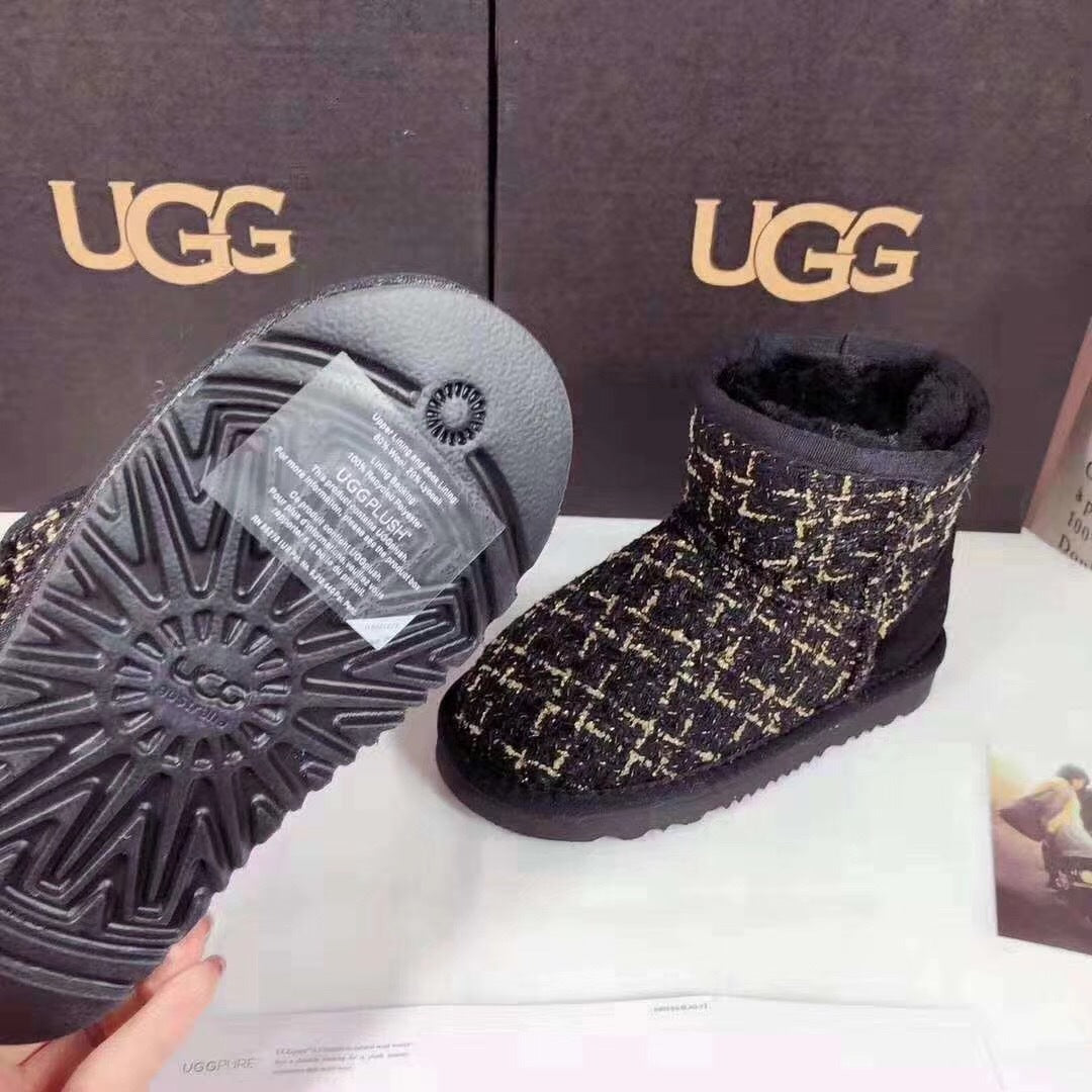 Kids' Chic Snow Boots in Xiangfeng Black | Style 5854