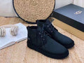 Black Niumu Zip-Up Shoes – Updated Design | 3883