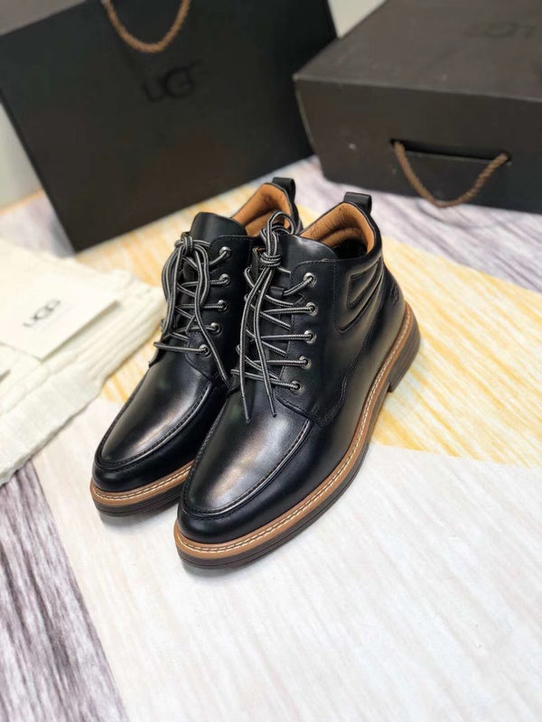 Classic Black Leather Shoes | 0726-1