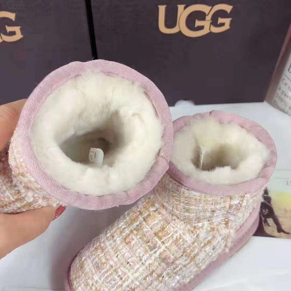 Kids' Chic Snow Boots in Xiangfeng Pink | Style 5854