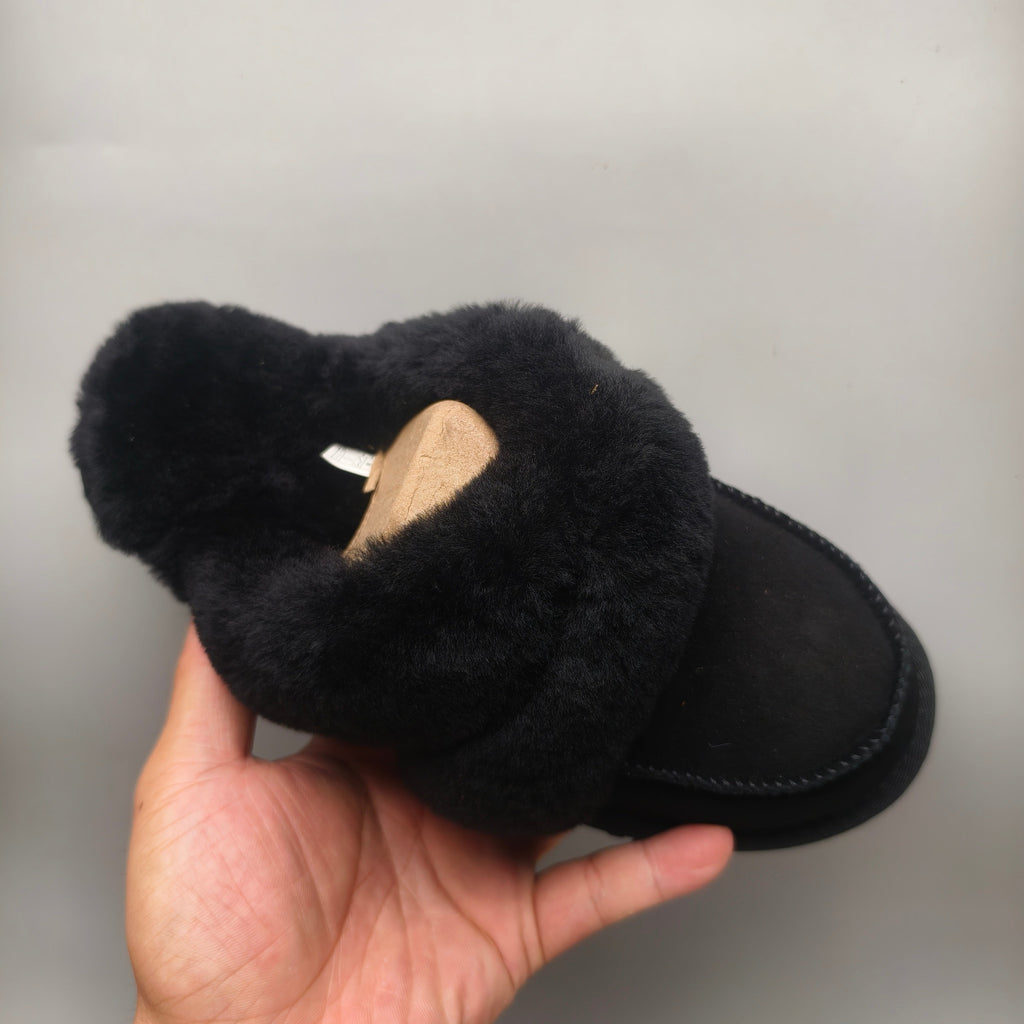 Black Casual House Slippers | 4571