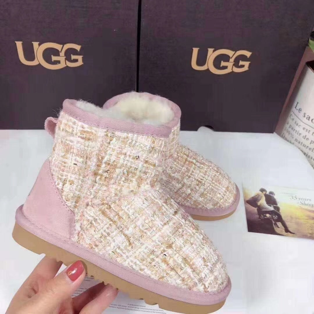 Kids' Chic Snow Boots in Xiangfeng Pink | Style 5854