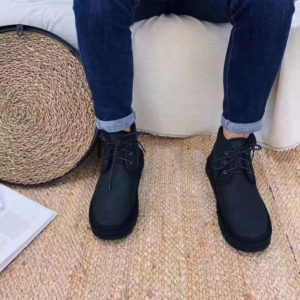 Black Niumu Zip-Up Shoes – Updated Design | 3883