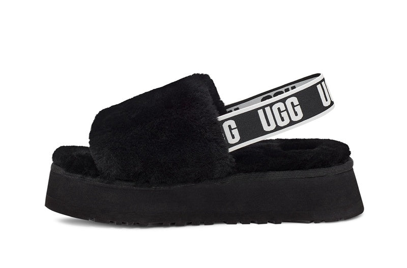 Black Disco-Inspired Sandals | 2258
