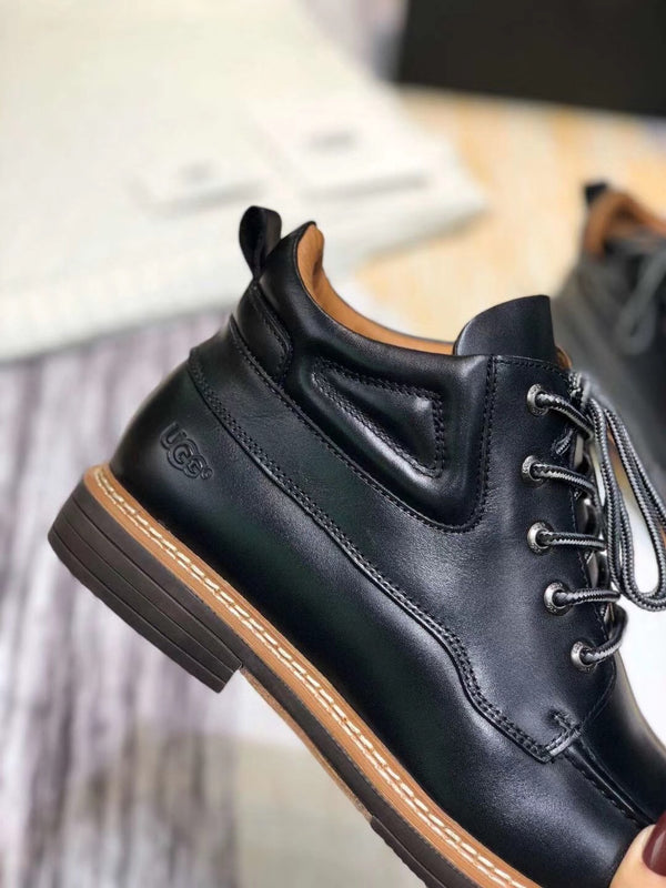 Classic Black Leather Shoes | 0726-1