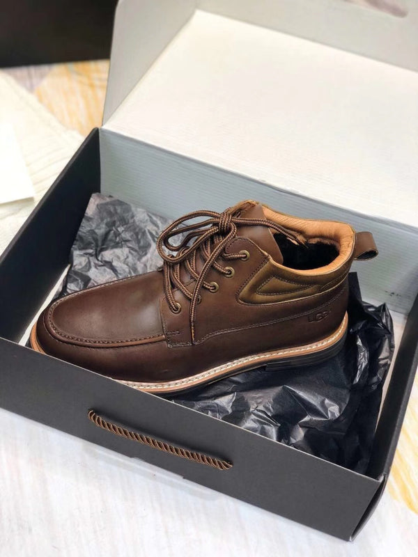 Chocolate Brown Leather Shoes | 0726-1