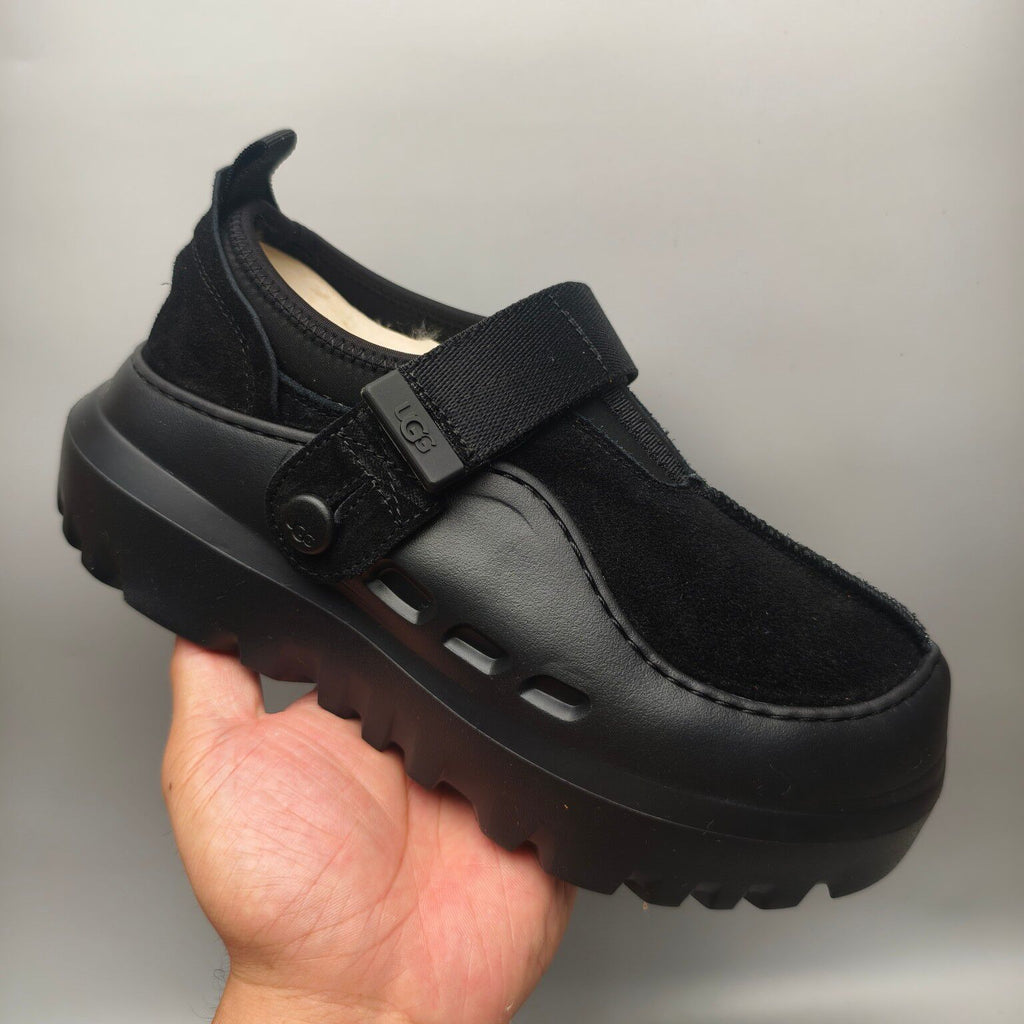 Black Unisex Slip-On Casual Shoes | Style 7550