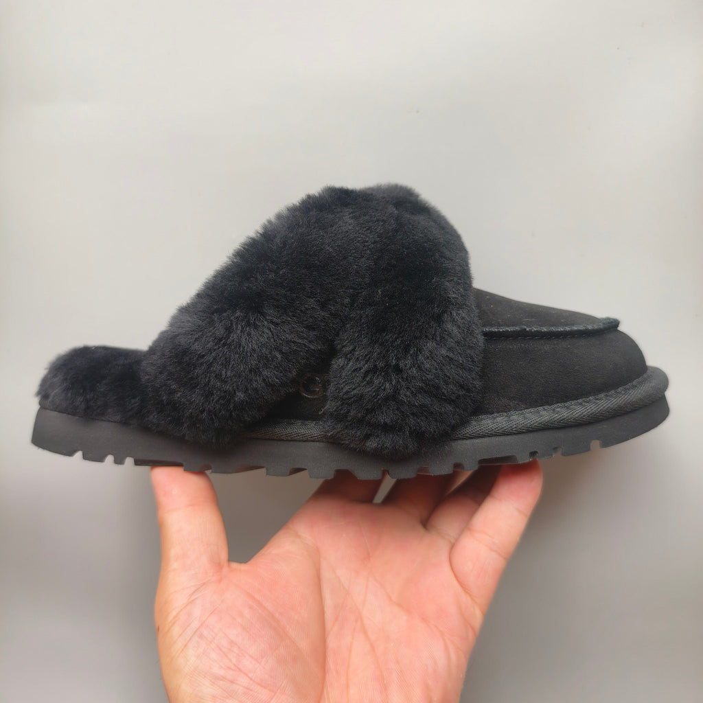 Black Casual House Slippers | 4571