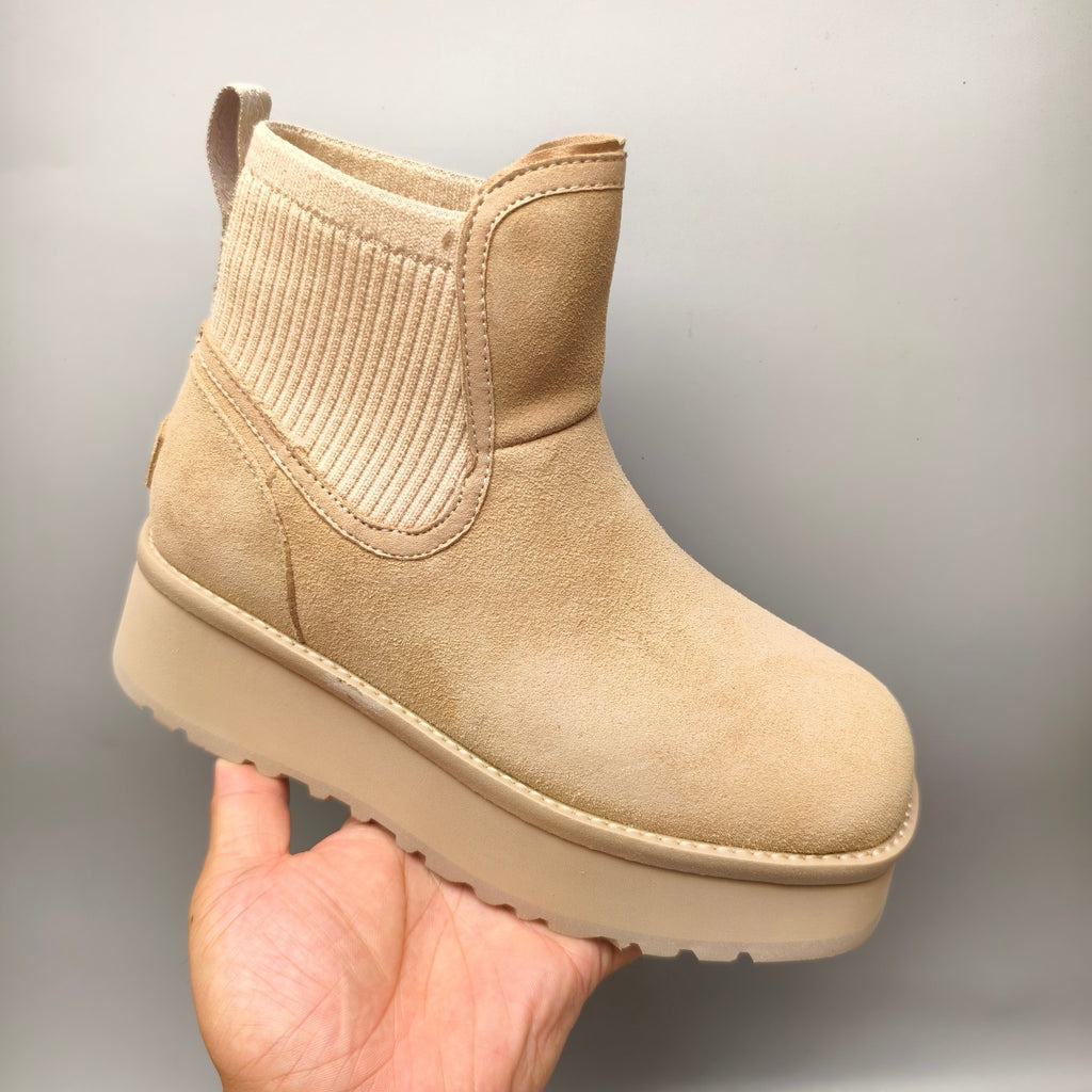 Sand 5 cm Platform Casual Fashion Shoes | 3258