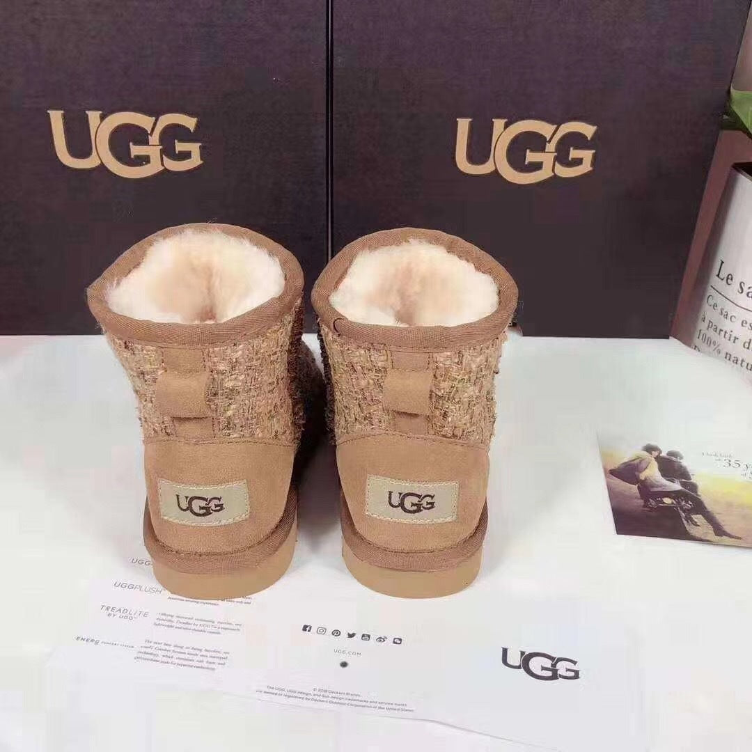 Kids' Chic Snow Boots in Xiangfeng Chestnut | Style 5854