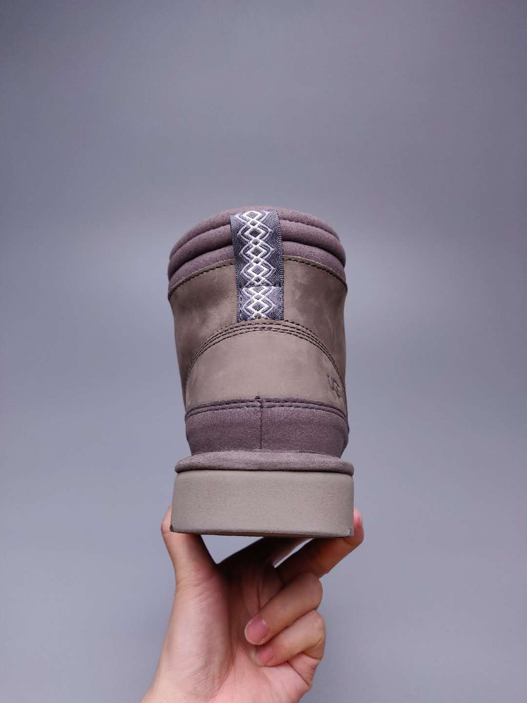 Men's Gray Lace-Up Casual Shoes | 2991