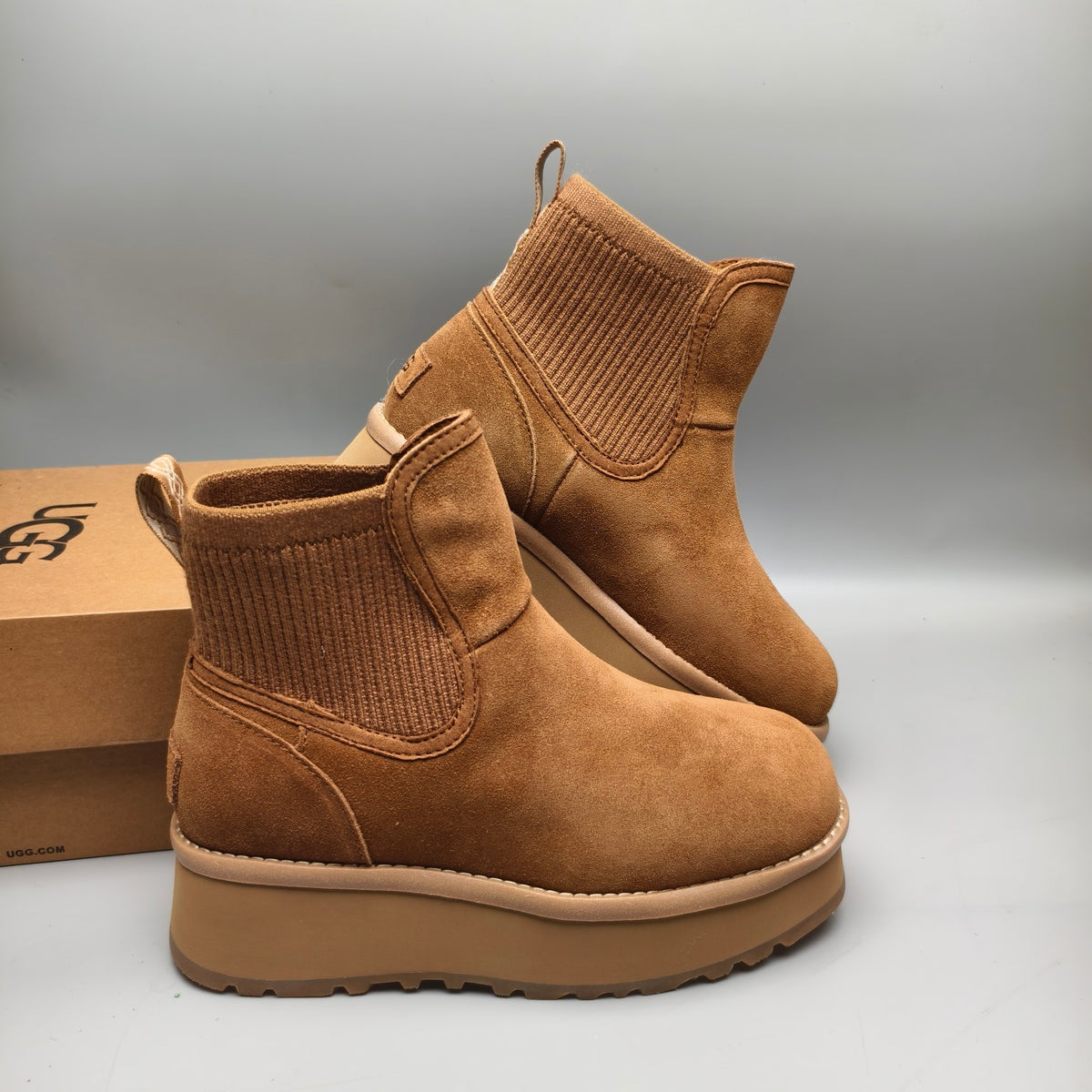 Chestnut 5 cm Platform Casual Fashion Shoes | 3258
