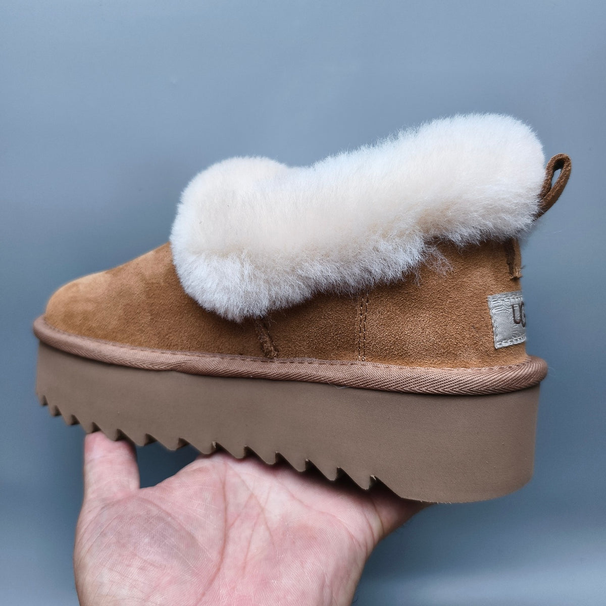 Chestnut Platform Casual Shoes | Style 6733