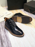 Classic Black Leather Shoes | 0726-1