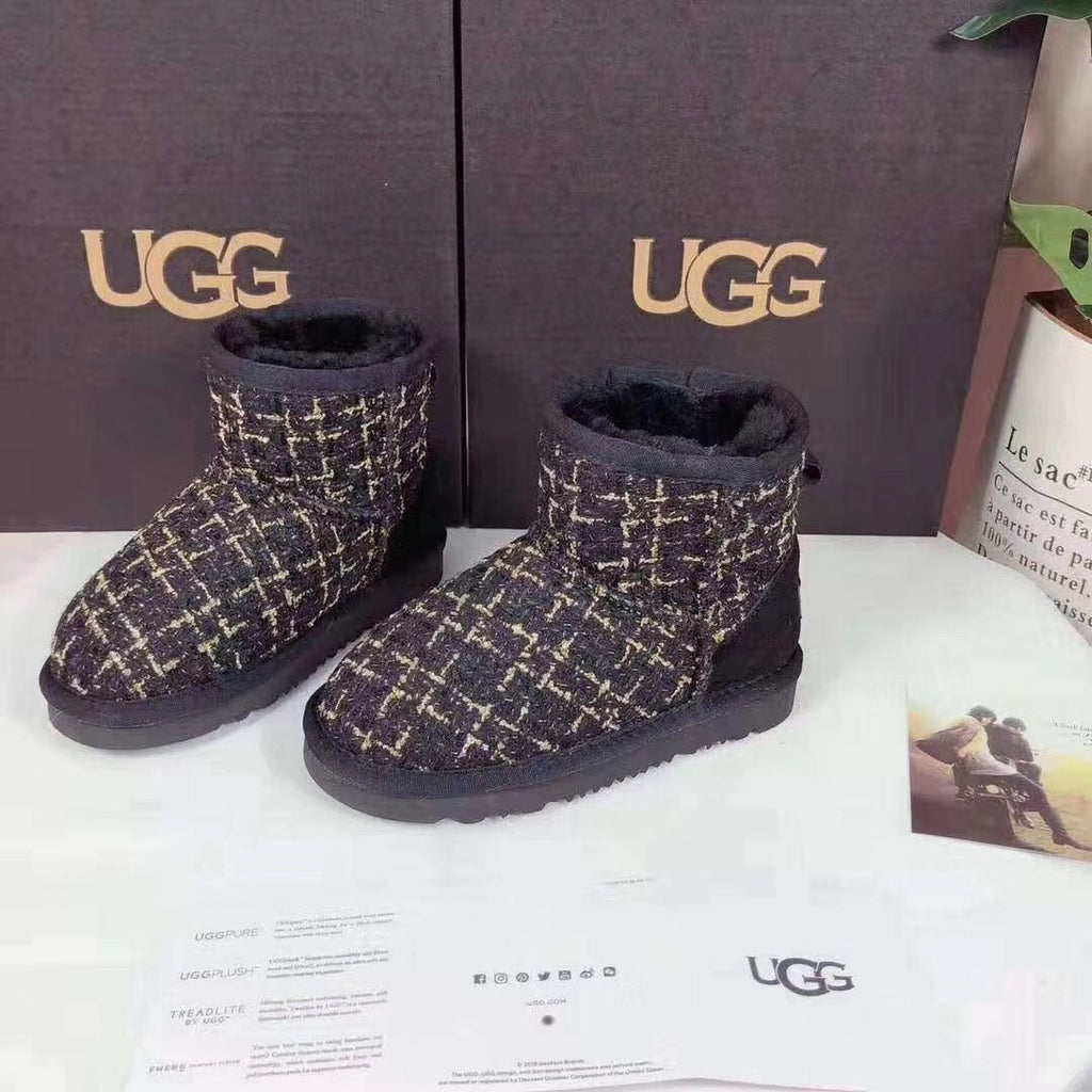 Kids' Chic Snow Boots in Xiangfeng Black | Style 5854