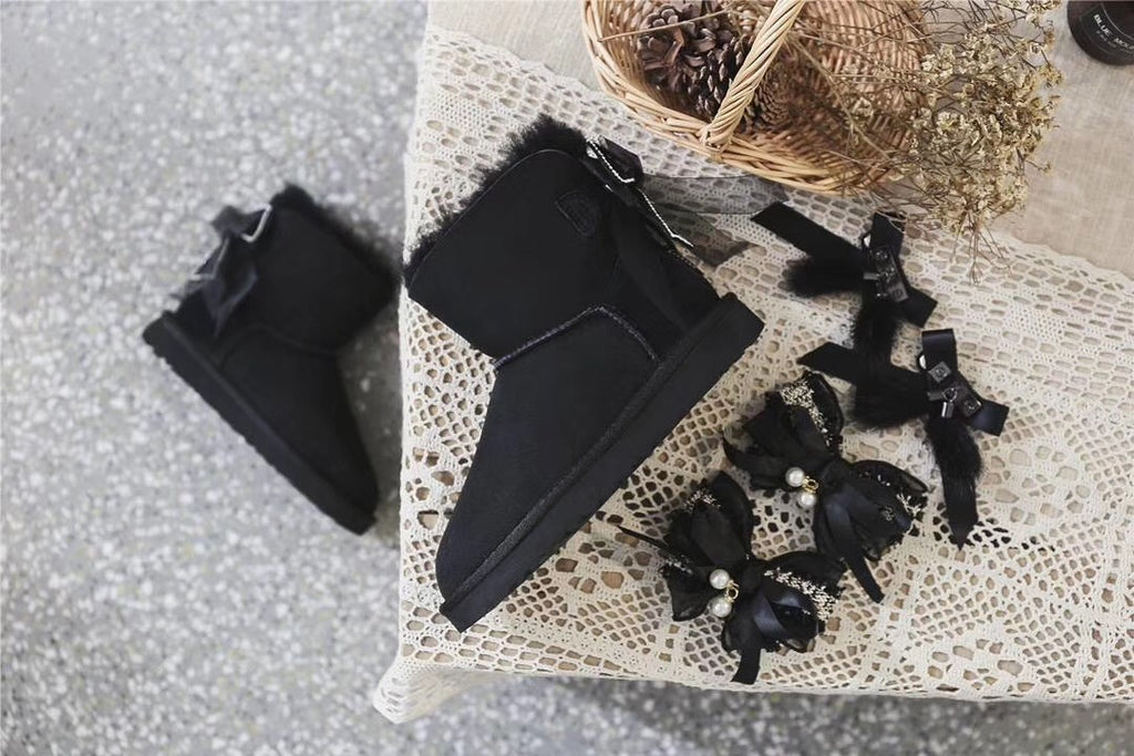 Classic Black 3-Way Snow Boots | Style 6503